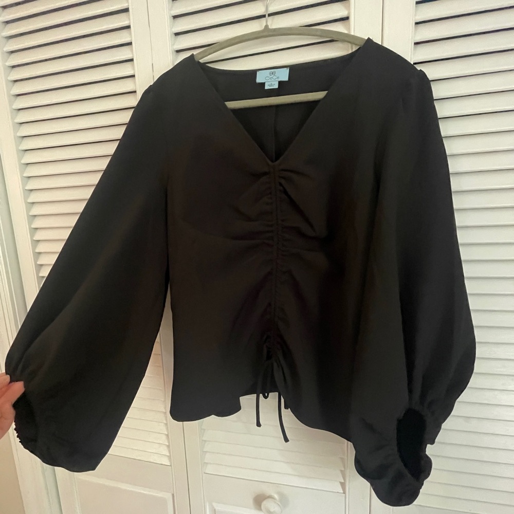 CeCe Black Blouse - Size L
